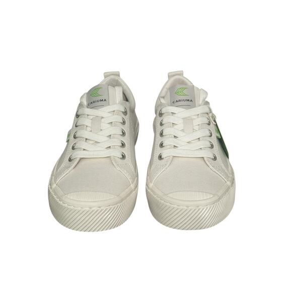 NIB! Cariuma OCA Low Off-White Canvas Sustainable Sneaker - Size 7 - Picture 9 of 13